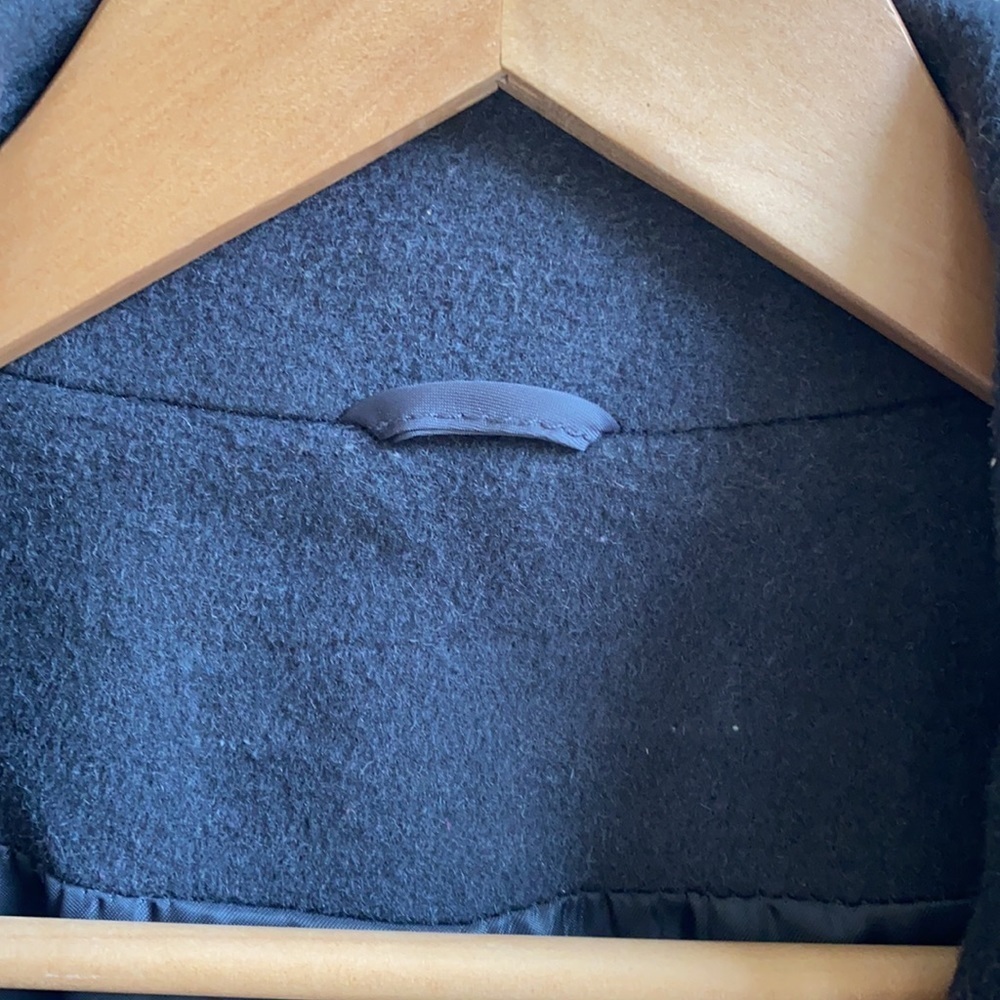 ❄️ Gray Wool Blend Wrap Coat - Picture 6 of 15